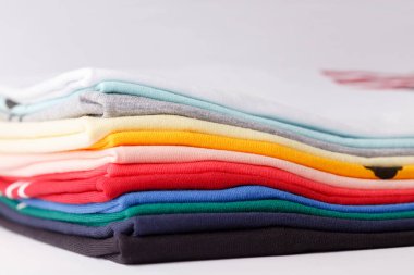 Renkli malzeme yığını 