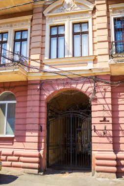 Çok eski kapı dokusu arkaplanı