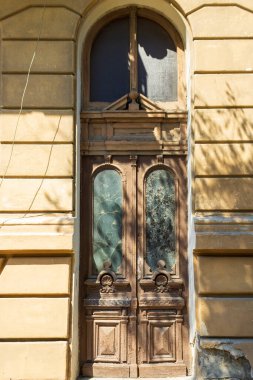 Çok eski kapı dokusu arkaplanı