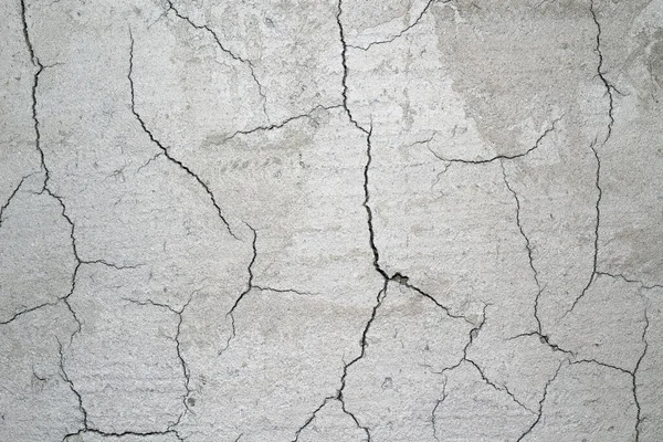 Cemento Agrietado Después Del Secado Trasfondo — Foto de Stock