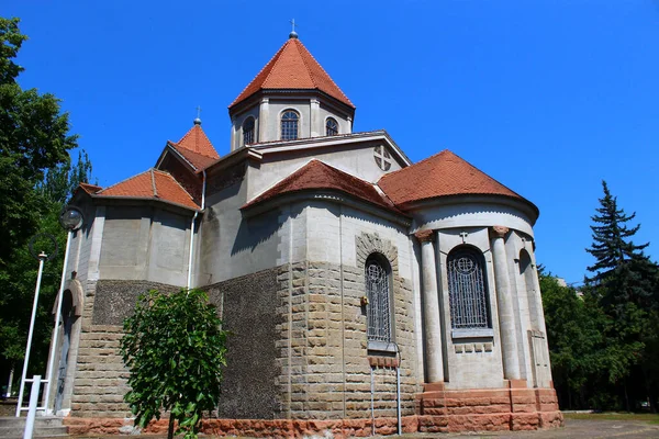 Stary Kościół Xix Wieku Tło — Zdjęcie stockowe