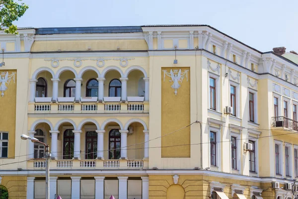 Die Architektur Der Altstadt Von Odessa Erkennbare Sichtweise — Stockfoto