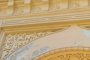 Sıva elementleri ve antik binaların dekorasyonu