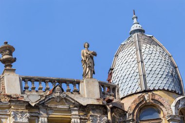 Sıva elementleri ve antik binaların dekorasyonu