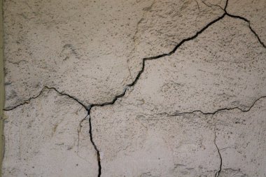 Bir şehir caddesindeki duvar dokusu, metin veya harf için kopyalama alanı olan arkaplan boşluğu.