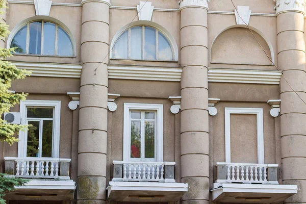 Centrul Istoric Cultural Orașului Odessa Arhitectură Recunoscută Fațadelor Clădirilor Caselor — Fotografie, imagine de stoc