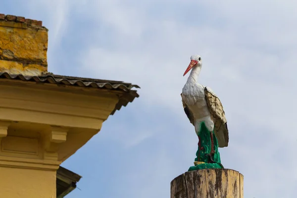 Dekorativ Stork Familjesymbol — Stockfoto