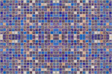 Mozaik doku arka planı. Banyo, havuz ya da tuvalet süslemesi.
