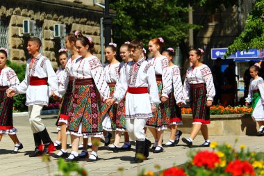 Balti, Moldova, 30 Haziran 2019, folklor özgün bayramı: 