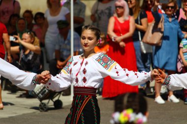 Balti, Moldova, 30 Haziran 2019, folklor özgün bayramı: 