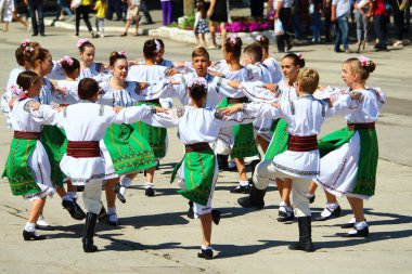 Balti, Moldova, 30 Haziran 2019, folklor özgün bayramı: 