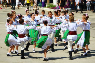 Balti, Moldova, 30 Haziran 2019, folklor özgün bayramı: 