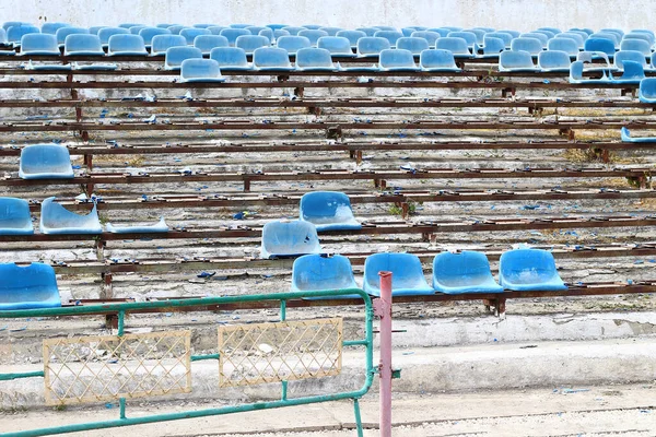 Kaputte Sitze Stadion Die Folgen Der Fan Ausschreitungen — Stockfoto