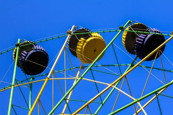 Alter Riesenrad Getönter Hintergrund — Stockfoto