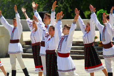 Balti, Moldova, 30 Haziran 2019, folklor özgün bayramı: 