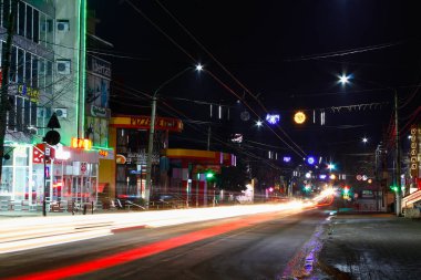 4 Ocak 2018, Balti, Moldova, küçük bir kasabanın merkezidir.