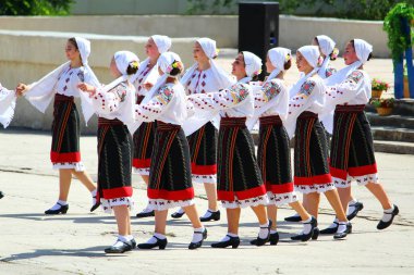 Balti, Moldova, 30 Haziran 2019, folklor özgün bayramı: 