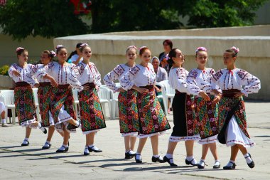 Balti, Moldova, 30 Haziran 2019, folklor özgün bayramı: 