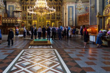 Chernivtsi, Ukrayna, 1 Temmuz 2018, Ortodoks Kilisesi içinde