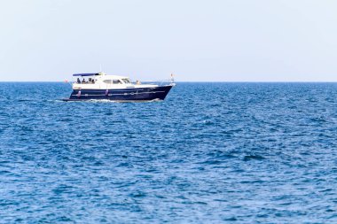 Odessa, Ukrayna, 6 Temmuz 2018 Denizdeki Gemi