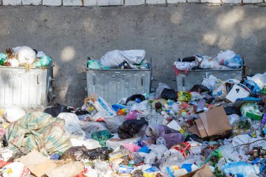 Balti (Beltsy), Moldova, 16 Mayıs 2018 Çöp ambargosu