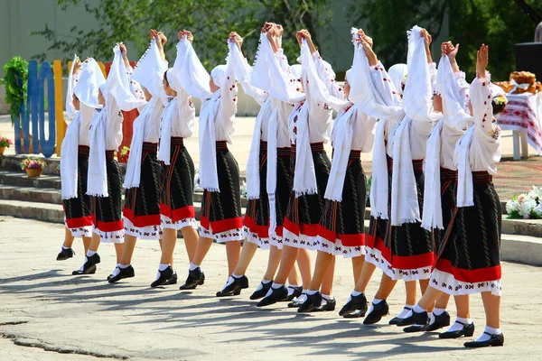 Balti Μολδαβία Ιουνίου 2019 Λαογραφική Αυθεντική Γιορτή Ημέρα Της Εθνικής — Φωτογραφία Αρχείου