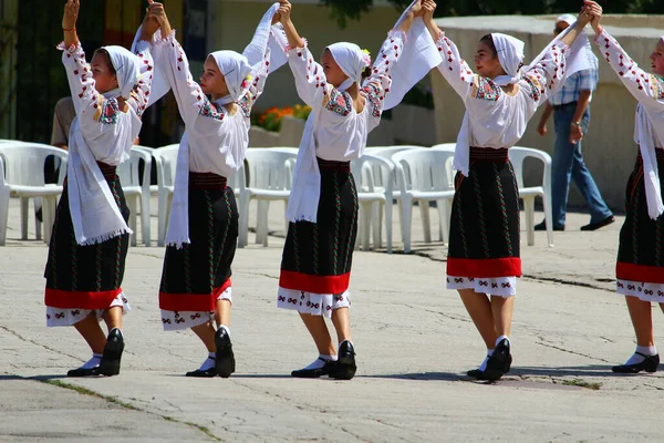 Балті Молдова Червня 2019 Року Фольклорне Автентичне Свято День Національного — стокове фото
