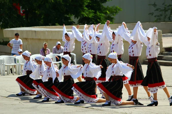 Бельцы Молдова Июня 2019 Года Фольклорный Праздник День Национального Костюма — стоковое фото