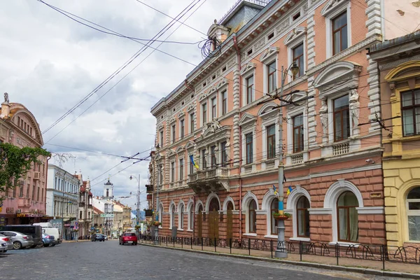 Chernivtsi Ukrajna 2018 Július Európai Építészet Épületei Század Végén Század — Stock Fotó