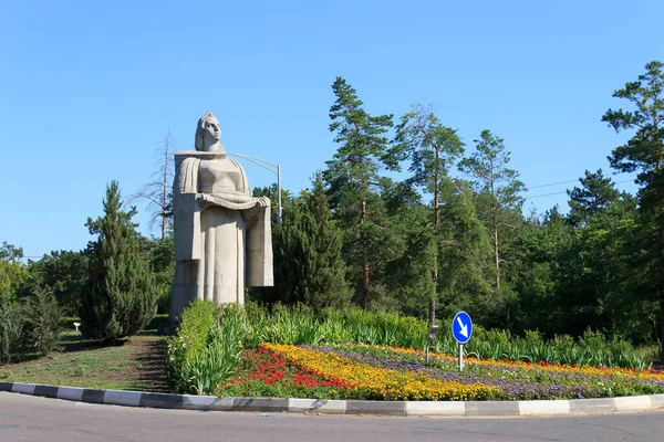 Balti Moldavia Luglio 2017 Monumento All Ospitalità — Foto Stock