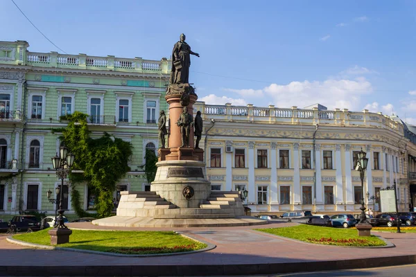 Odessa Ukraine Juillet 2018 Monument Catherine Aux Fondateurs Ville Partie — Photo
