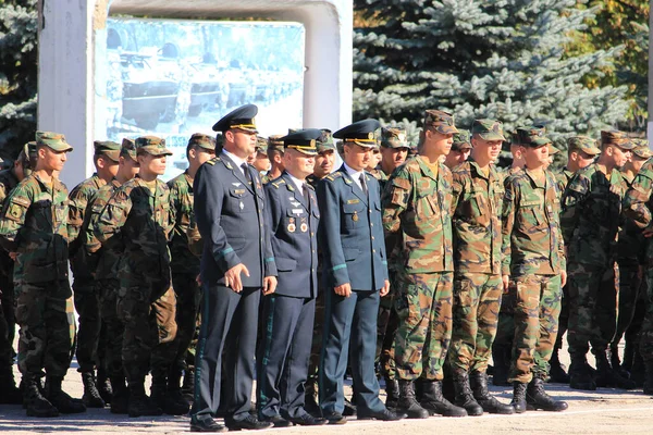 Balti Beltsy Moldavien September 2018 Öppet Hus Armén Traditionellt Denna — Stockfoto