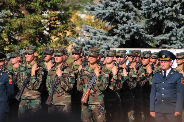 Balti Beltsy Moldova Eylül 2018 Orduda Açık Gün Geleneksel Olarak — Stok fotoğraf