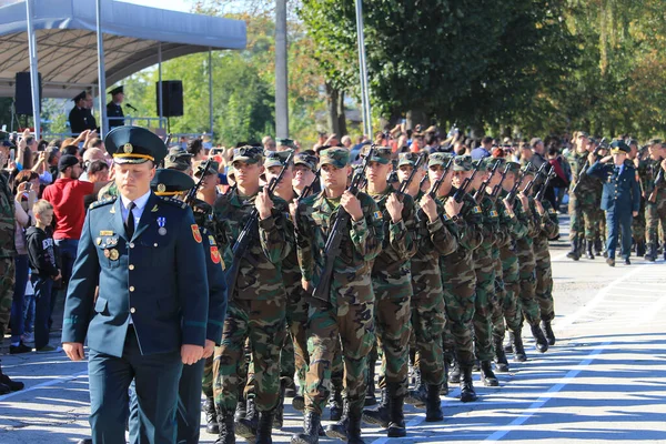 Balti Beltsy Moldova September 2018 Hari Terbuka Tentara Secara Tradisional — Stok Foto