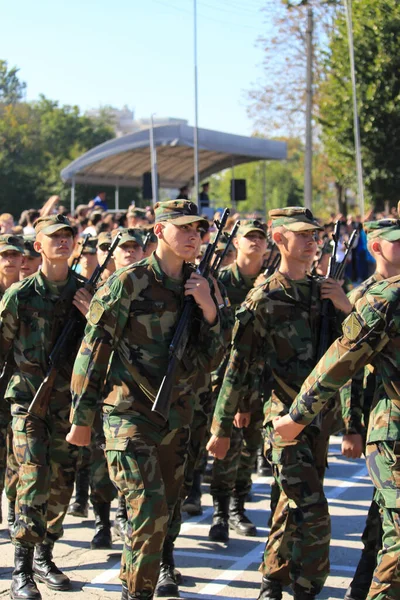 Balti Beltsy Moldavia Septiembre 2018 Jornada Puertas Abiertas Ejército Tradicionalmente —  Fotos de Stock