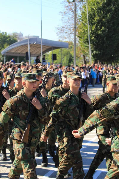 Balti Beltsy Moldova Eylül 2018 Orduda Açık Gün Geleneksel Olarak — Stok fotoğraf