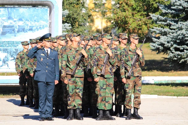 Balti Beltsy Moldova September 2018 Hari Terbuka Tentara Secara Tradisional — Stok Foto