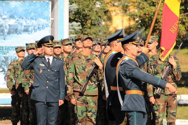 Balti Beltsy Moldavien September 2018 Öppet Hus Armén Traditionellt Denna — Stockfoto