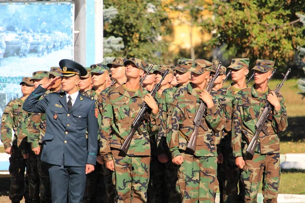 Balti Beltsy Moldavie Septembre 2018 Journée Portes Ouvertes Dans Armée — Photo