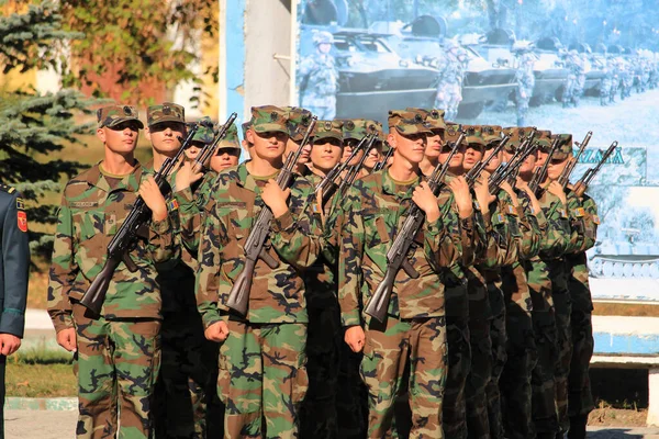 Balti Beltsy Moldova Eylül 2018 Orduda Açık Gün Geleneksel Olarak — Stok fotoğraf