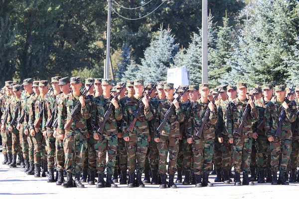 Balti Beltsy Moldavsko Září 2018 Den Otevřených Dveří Armádě Dnešní — Stock fotografie