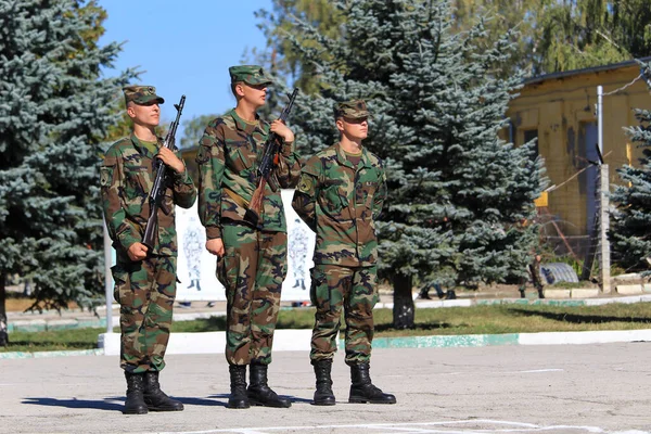 Balti Beltsy Moldavia Septiembre 2018 Jornada Puertas Abiertas Ejército Tradicionalmente —  Fotos de Stock