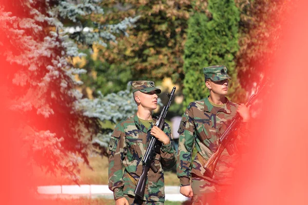 Balti Beltsy Moldavia Septiembre 2018 Jornada Puertas Abiertas Ejército Tradicionalmente —  Fotos de Stock