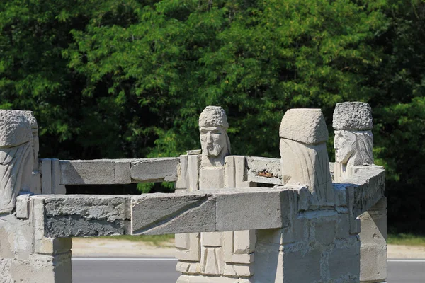 Monument Över Det Offentliga Rummet Autentiska Traditioner Hos Folken Östeuropa — Stockfoto