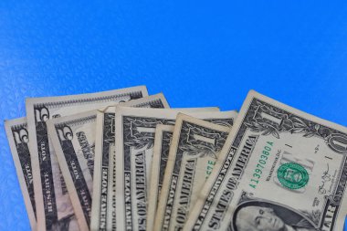 Fotokopi alanı olan Amerikan doları. Seçici odak.