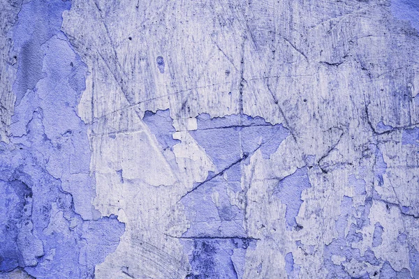 Renklerin Mavi Tonlarında Eski Grunge Duvarının Dokusu Tasarım Veya Grafik — Stok fotoğraf