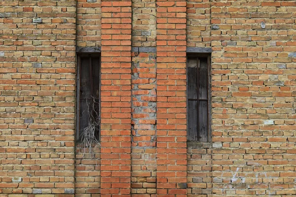 Verlassenes Industriegebiet Hintergrund Altes Grunge Loft Gebäude — Stockfoto