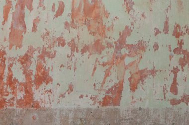 Çok güzel desenli eski grunge duvar, kabuğu soyulmuş ve çatlak boya, arka plan