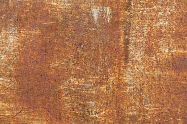Metalik paslı metal yüzey. Tasarım için kaba bir arkaplan. Grafiksel kaynak