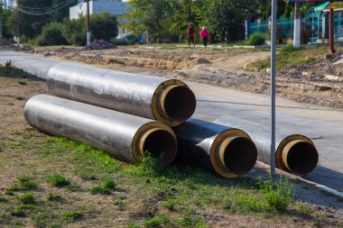 14 Eylül 2020 Balti veya Beltsy Moldova yenileme çalışmaları kentte. Kamu hizmetleri illüstrasyon editörü